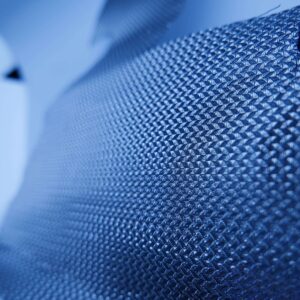 Woven aluminum polyester